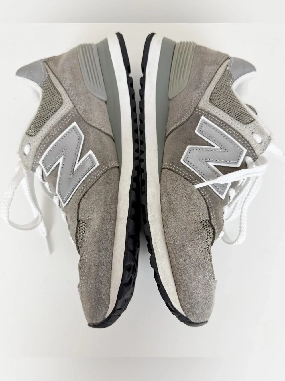 New Balance 574 Women's Sneakers in Taupe and White